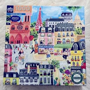 Eeboo Piece & Love 1000 Puzzle- Paris In A Day